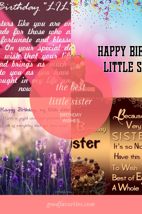 Birthday Wishes For The Best Little Sister